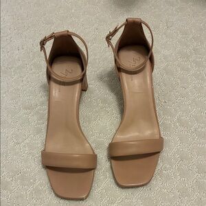 27 EDIT Tan Heeled Sandals